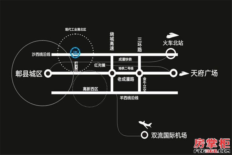 九川花园总部交通图
