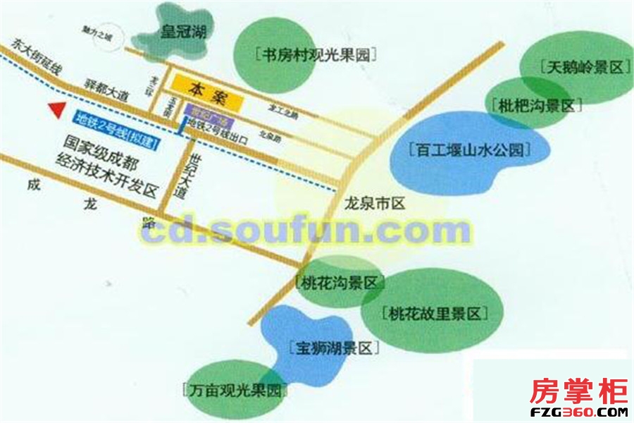 艺锦湾交通图