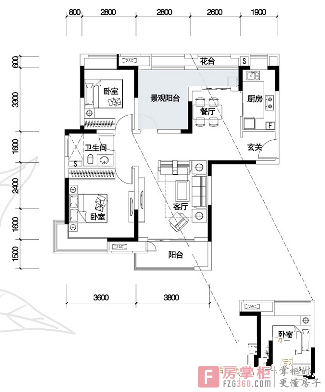 保利麓谷林语户型图-长沙房掌柜