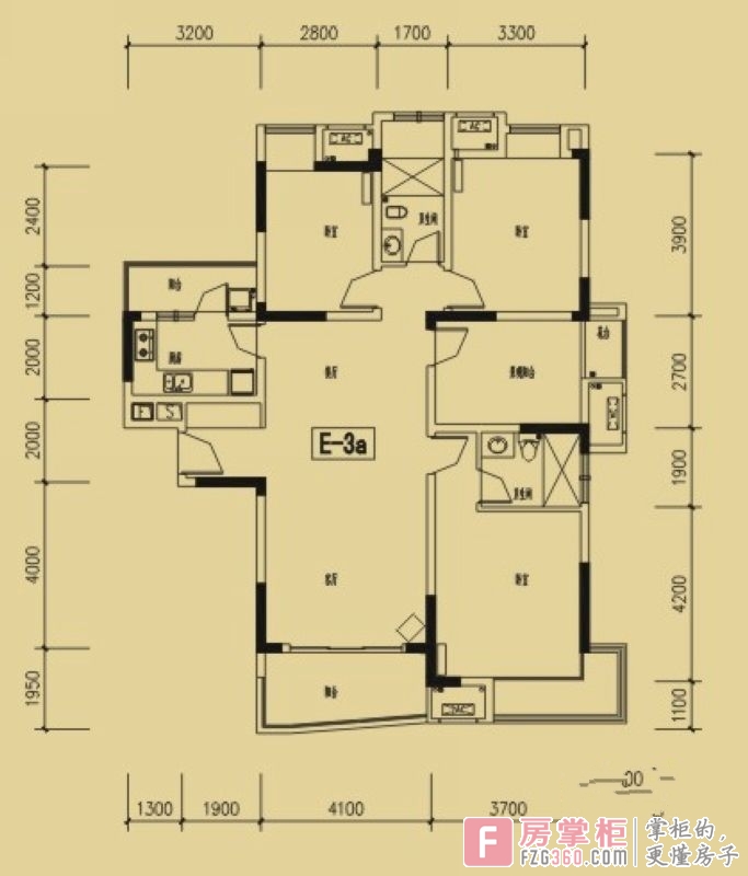 保利麓谷林语户型图-长沙房掌柜