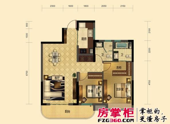 湘江雅颂居户型图