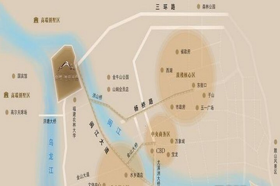金辉淮安半岛区位图