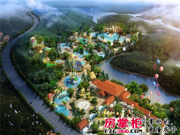 桂林罗山湖国际旅游休闲度假区效果图