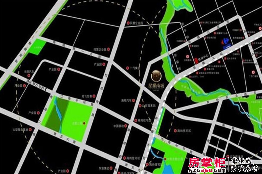 星耀南城交通图