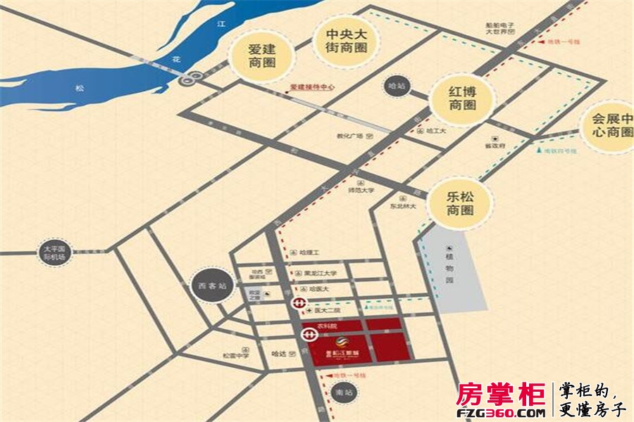 鲁商松江新城交通图