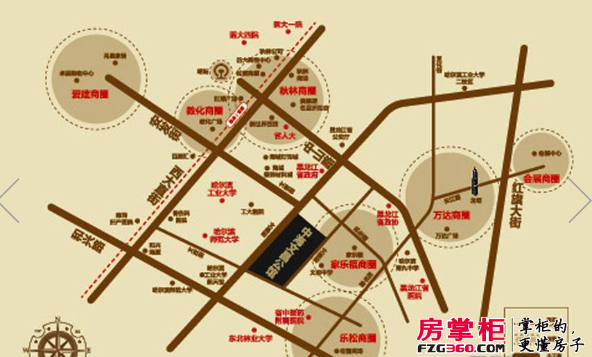 中海文昌公馆交通图