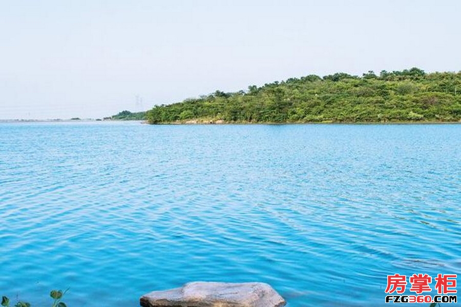 鹭山湖乐活岛实景图