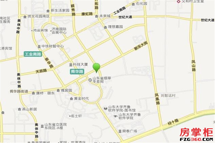 三庆齐盛广场交通图