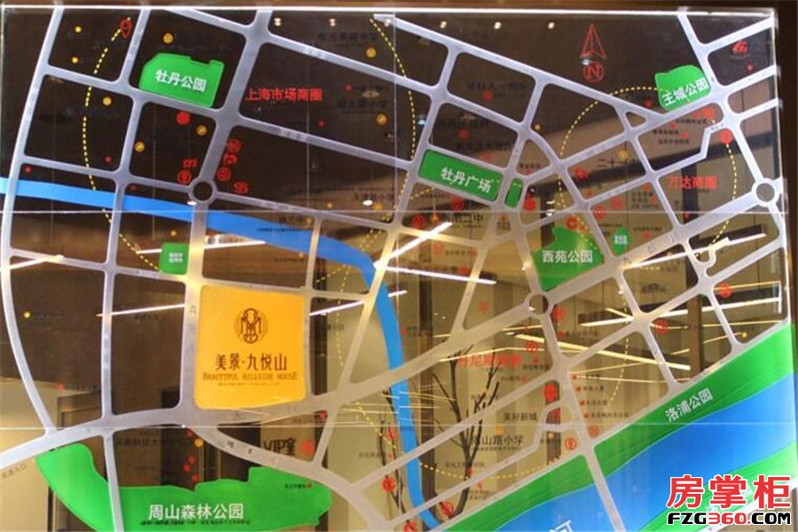 美景九悦山交通图