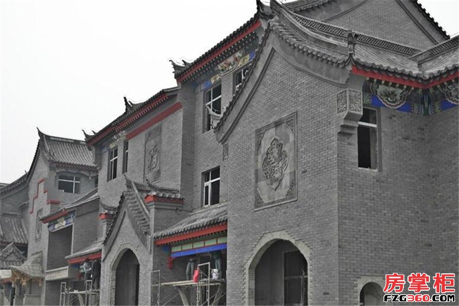 河洛古城实景图