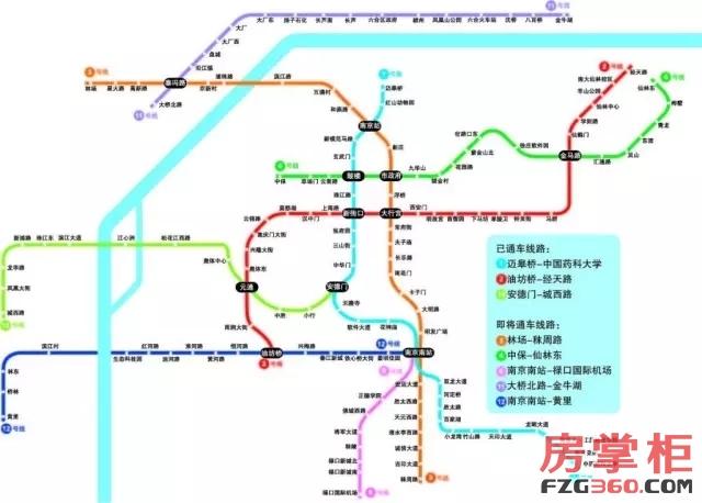 南京房地产网 楼市聚焦 掌柜看盘  2010年,地铁1号线南延线开通运营