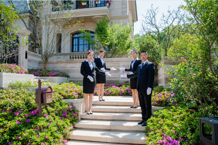 惊呆了 这个售楼处的物业服务标准堪称典范