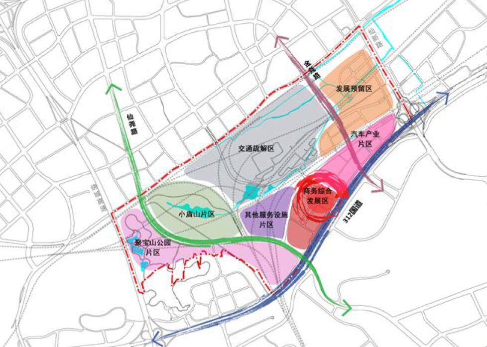 最新南京市栖霞商务区城市规划设计方案公示