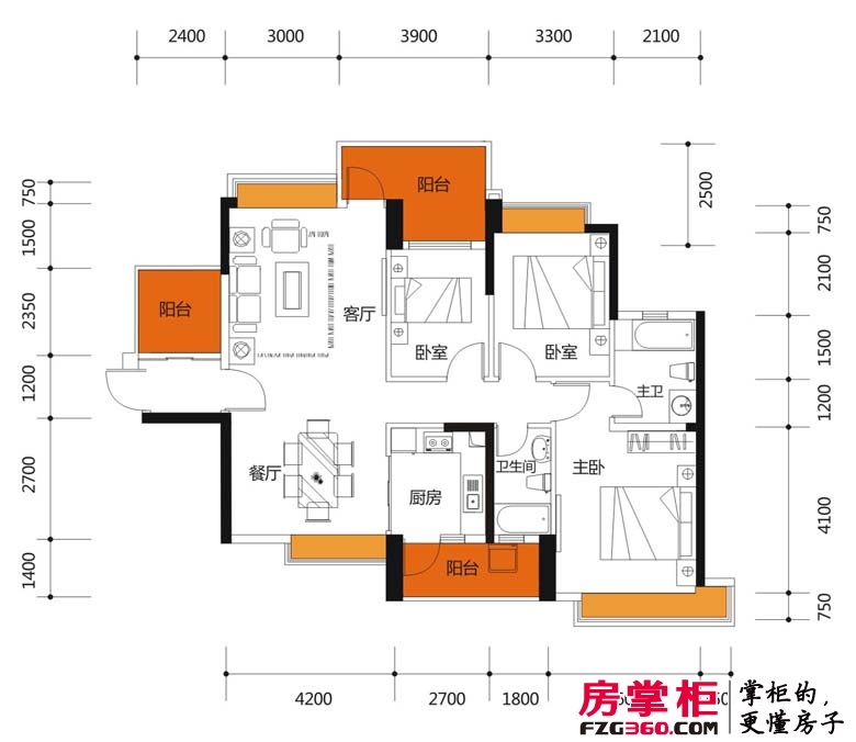 华凯逸悦豪庭户型图-南宁房掌柜