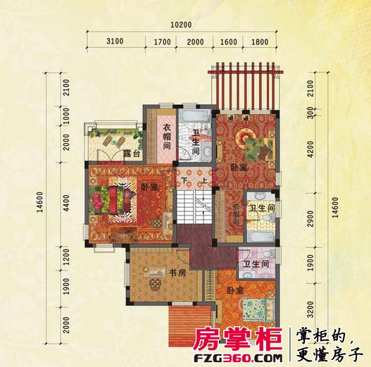 嘉和城户型图阳光墅f户型三层