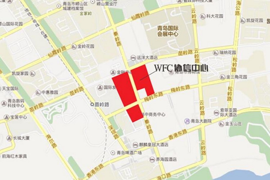 WFC协信中心区位图
