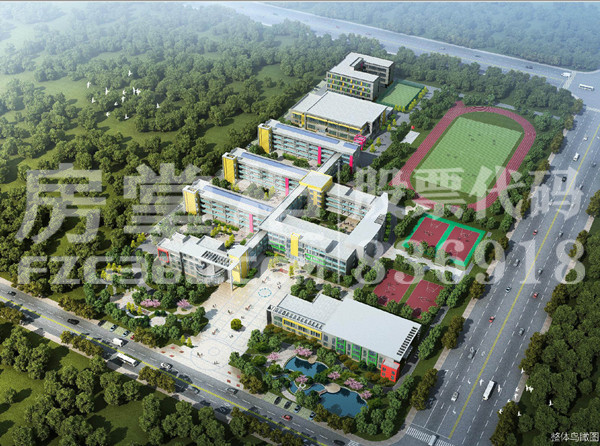 城商务区内一所小学扩建 扩建后总建筑面积约