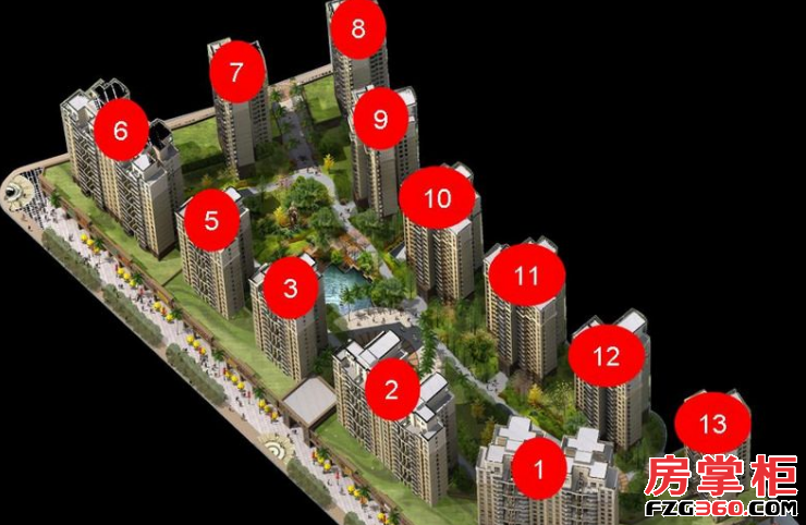 丽景新城规划图