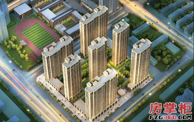 融创外滩公馆主推90-140平 项目配套小学_太原