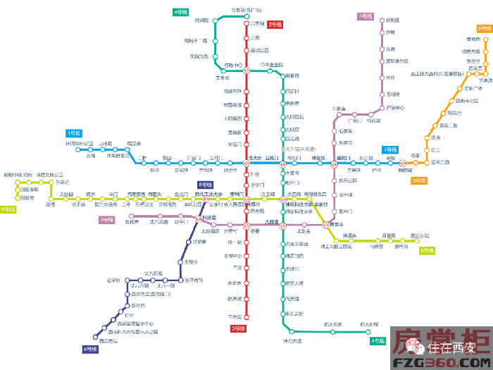 西安地铁5号线,6号线,9号线三线齐发,海量美图放送!
