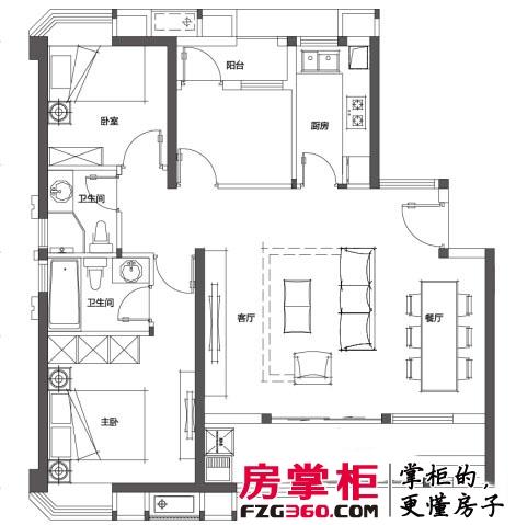 招商雍华府户型图