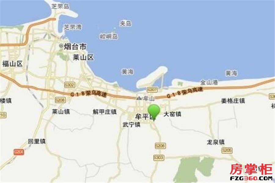 中盛国际海景酒店交通图