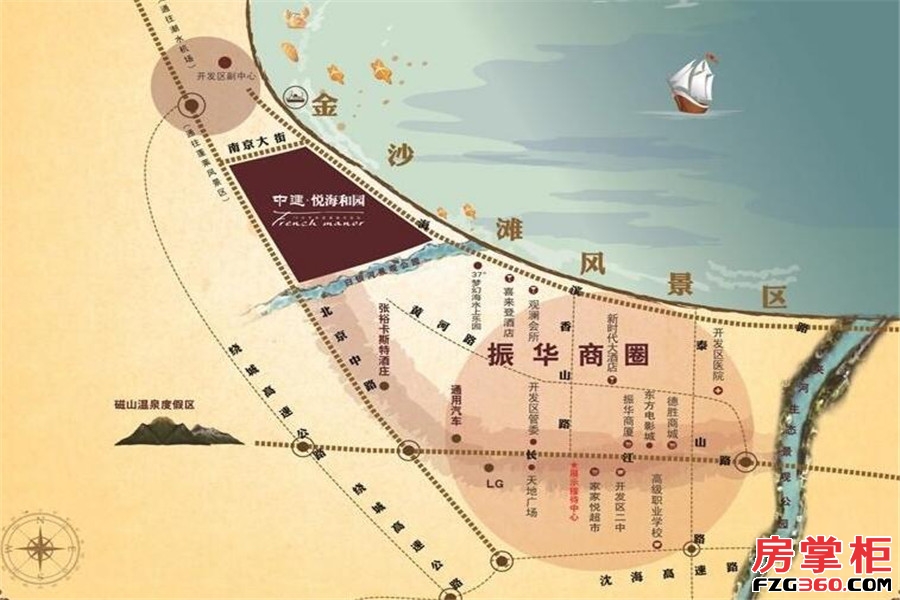 中建悦海和园交通图