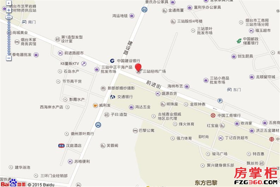 三站经纬广场交通图