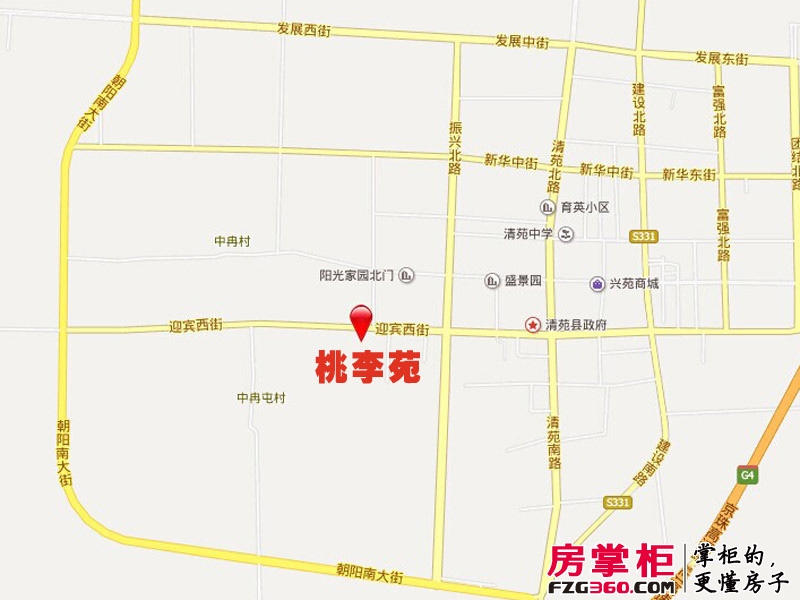 桃李苑交通图电子地图