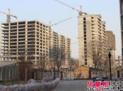 鑫丰近水庭院实景图小区施工进度（2014-2-19）