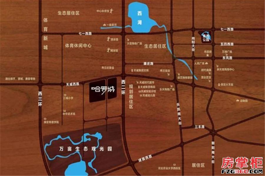 哈罗城交通图区位图