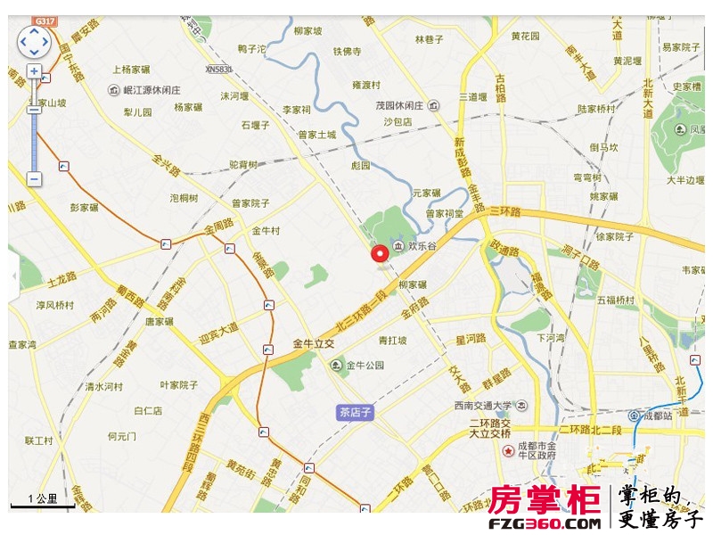 华侨城创想中心交通图