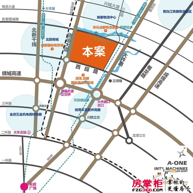 元贞国际机械城交通图区位图