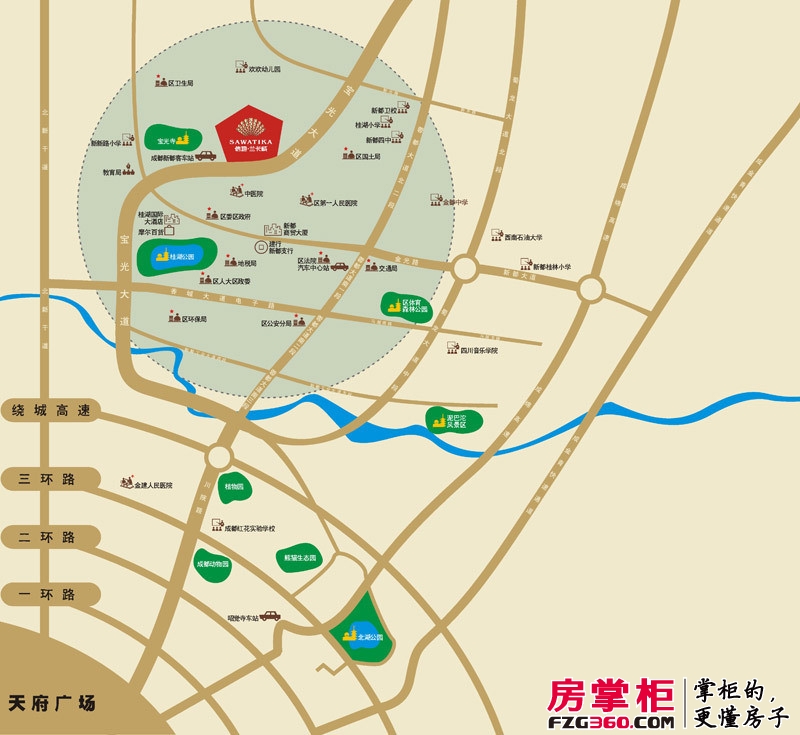 信地兰卡威交通图区域图