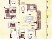 上林西江国际社区户型图G户型  4室 2厅 3卫 4室2厅3卫1厨