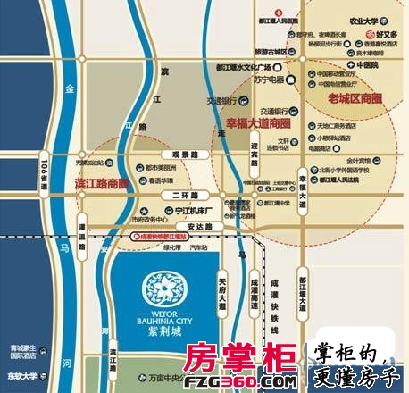 紫荆城交通图区位图（2013-04）