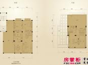 北京城建龙樾湾户型图叠院D8户型 4室4厅2卫1厨