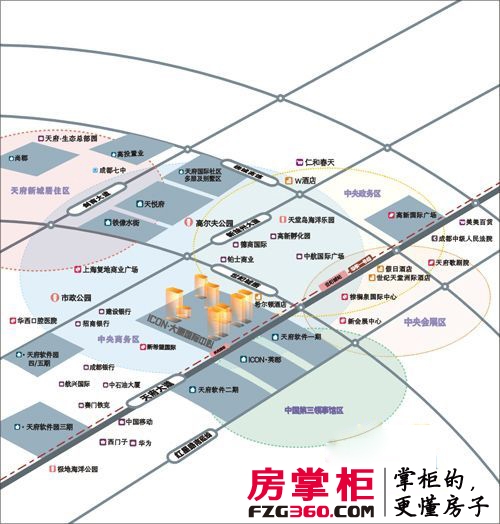 I CON·大源国际中心交通图区位图
