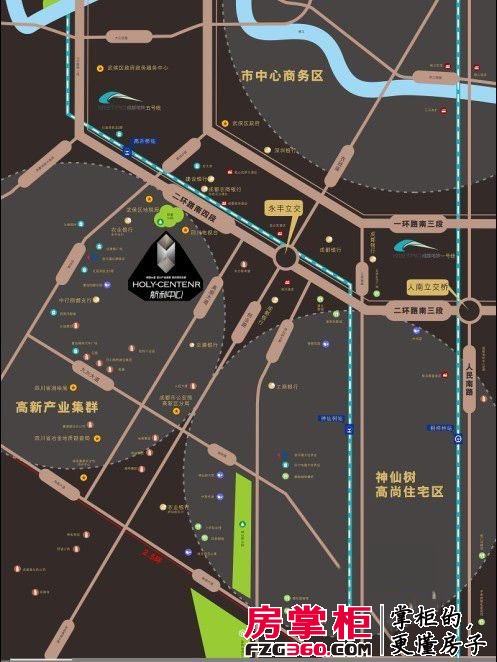 航利中心交通图