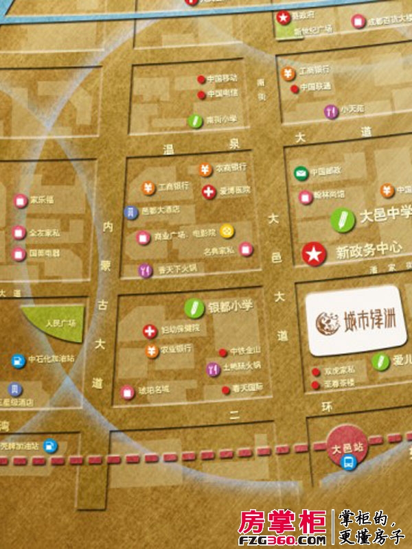 祥荣城市绿洲交通图区位图