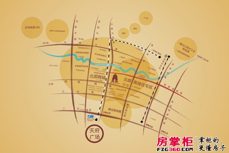 成都·西部海峡商贸城交通图