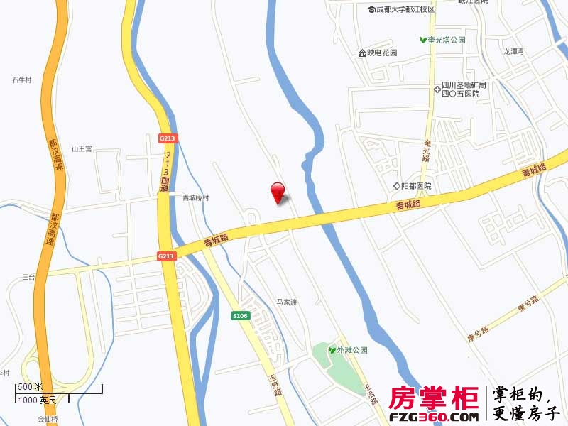 青城外滩交通图