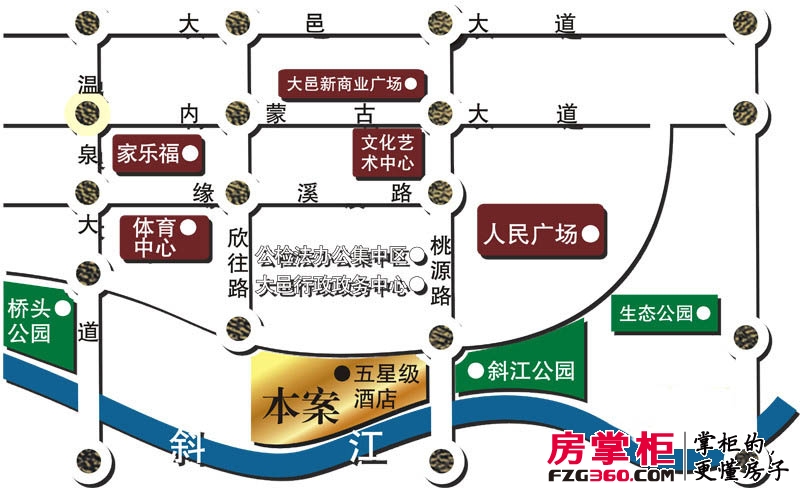 鑫河国际花园交通图