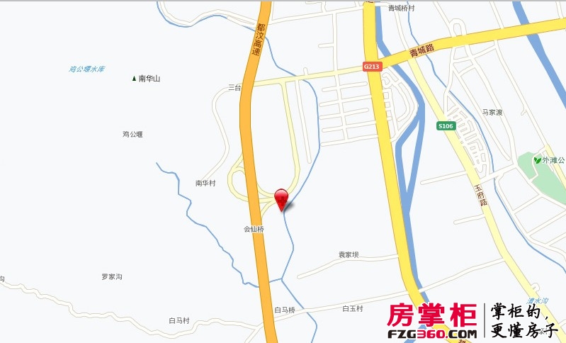 武海中华青城交通图
