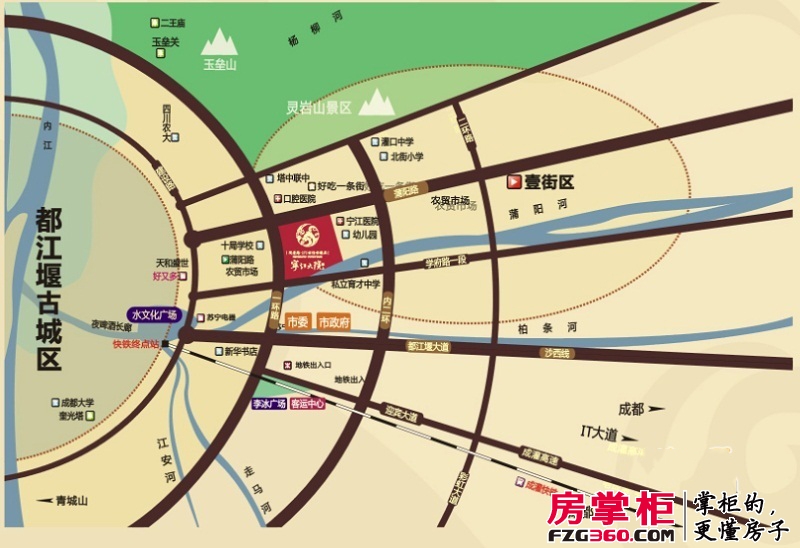 宁江大院交通图区位图