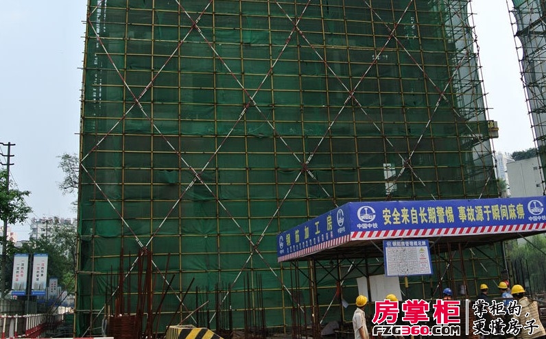 中铁马家公馆实景图项目在建图