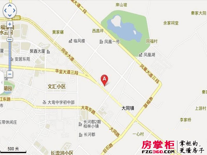 华洲名城尚院交通图位置图