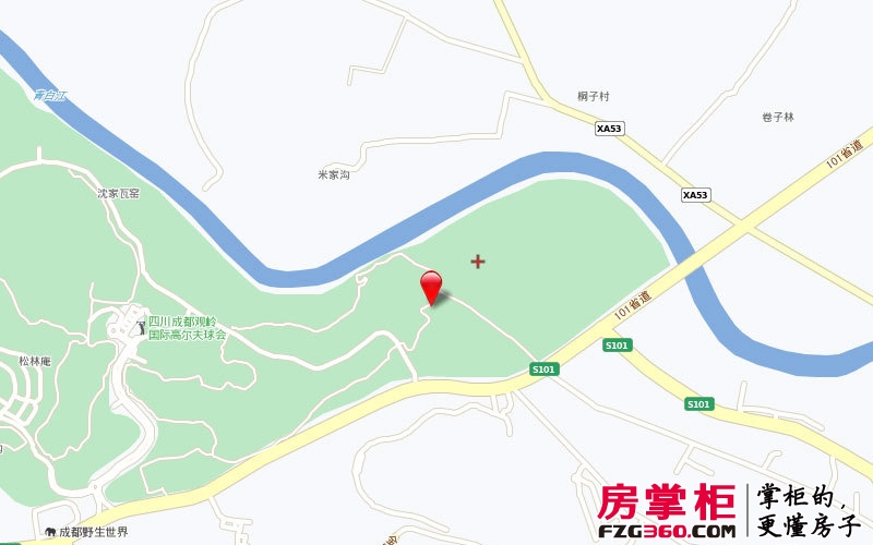 蓝光锦绣香江国际社区交通图