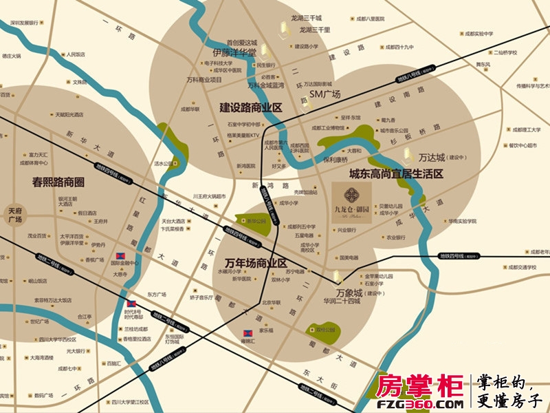 九龙仓御园交通图地图