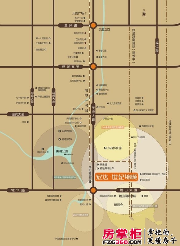 宏达世纪锦城交通图 2012-9